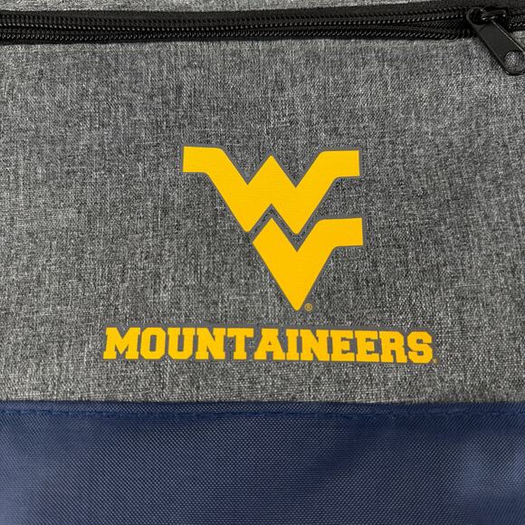 WVU Mountaineers Drawstring Backpack Cinch Bag Logobrands West Virginia - Picture 4 of 8